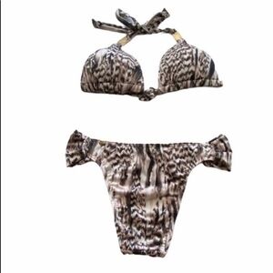 Brazilian Bikini Marble 2 pieces Size M New